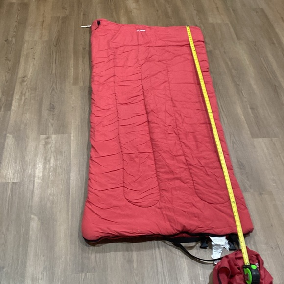 LL Bean Flannel Lined Youth Sleeping Bag 40 degrees EUC - Picture 14 of 14